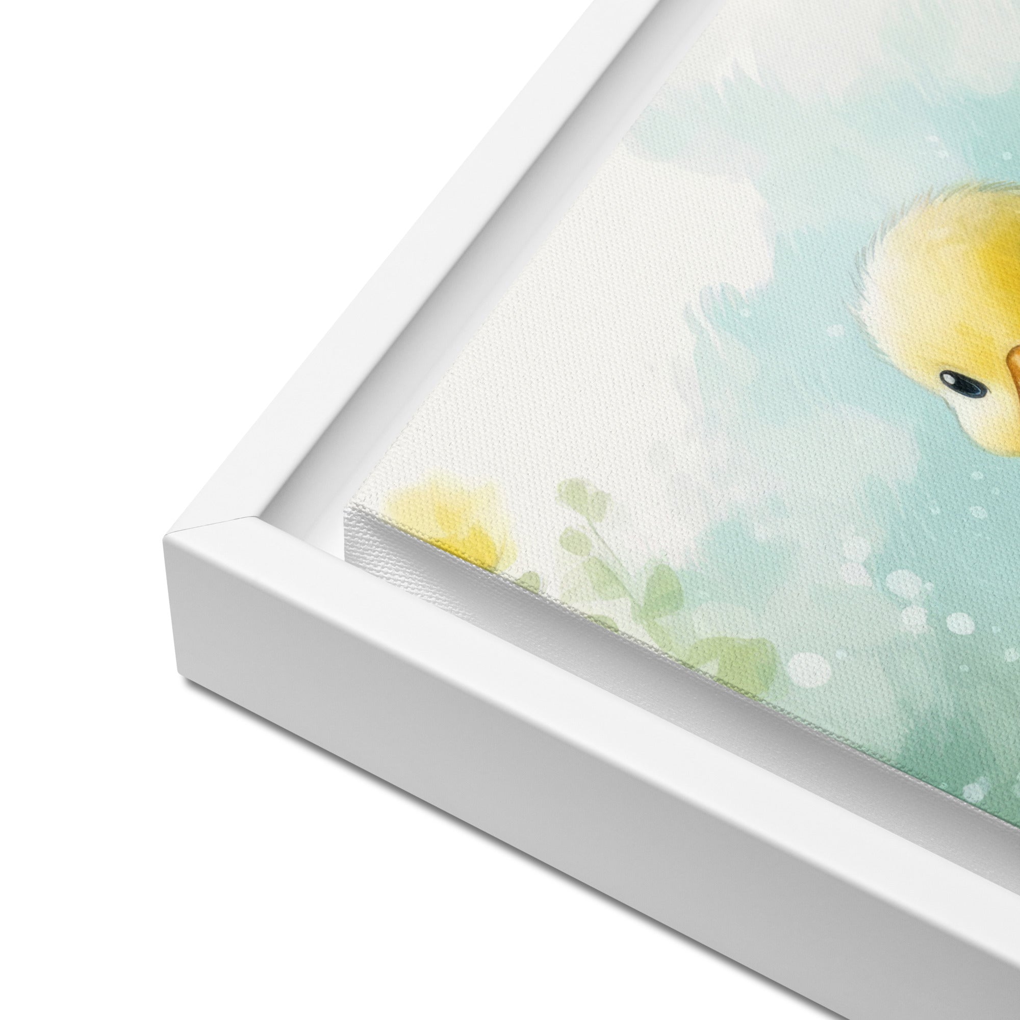 Duck Art Framed Canvas