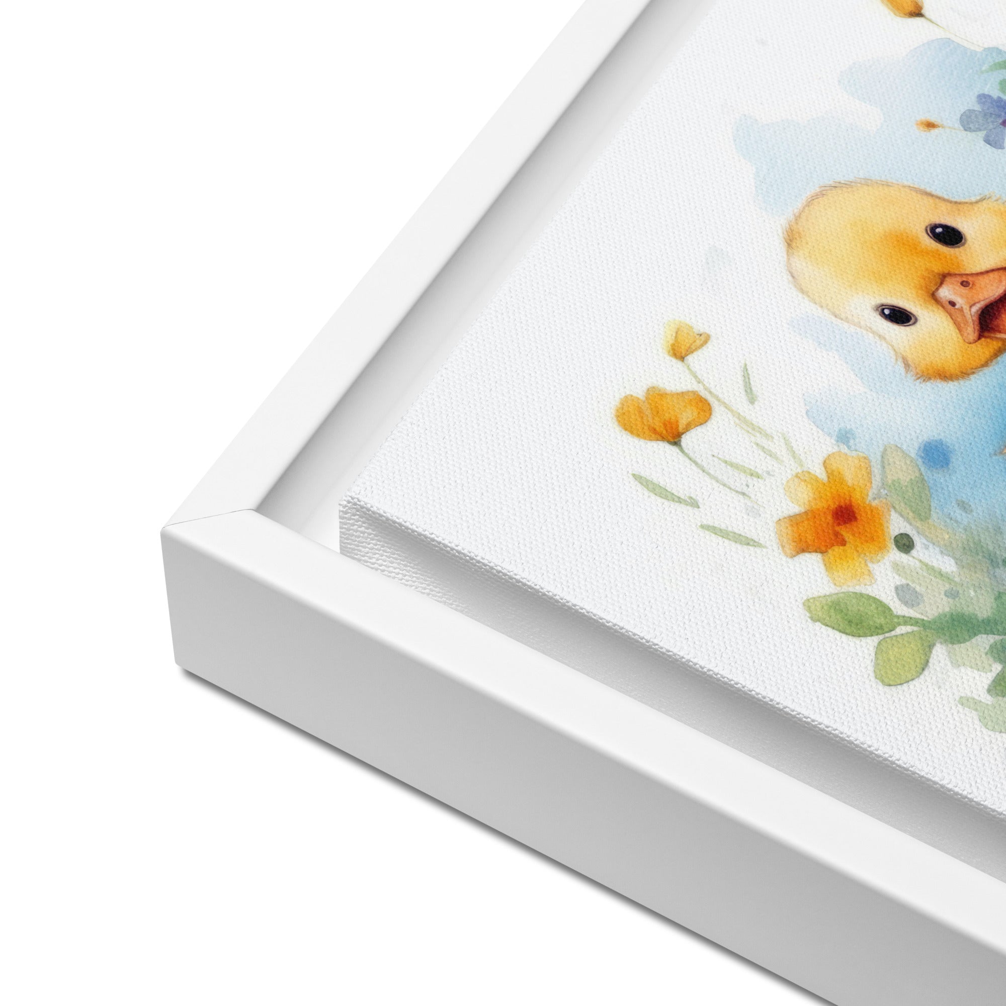 Duck Art Framed Canvas