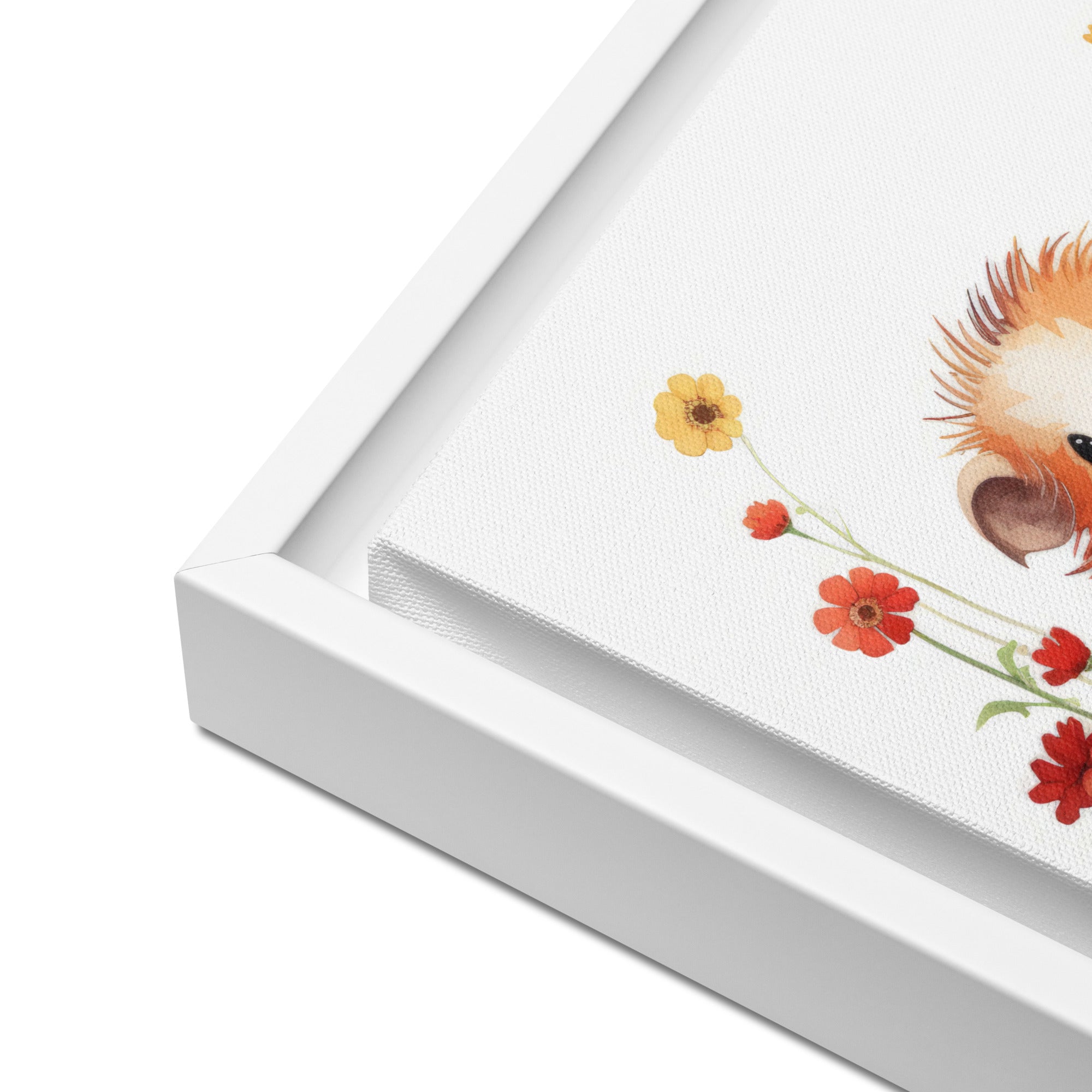 Guinea Pig Nursery Flower Art