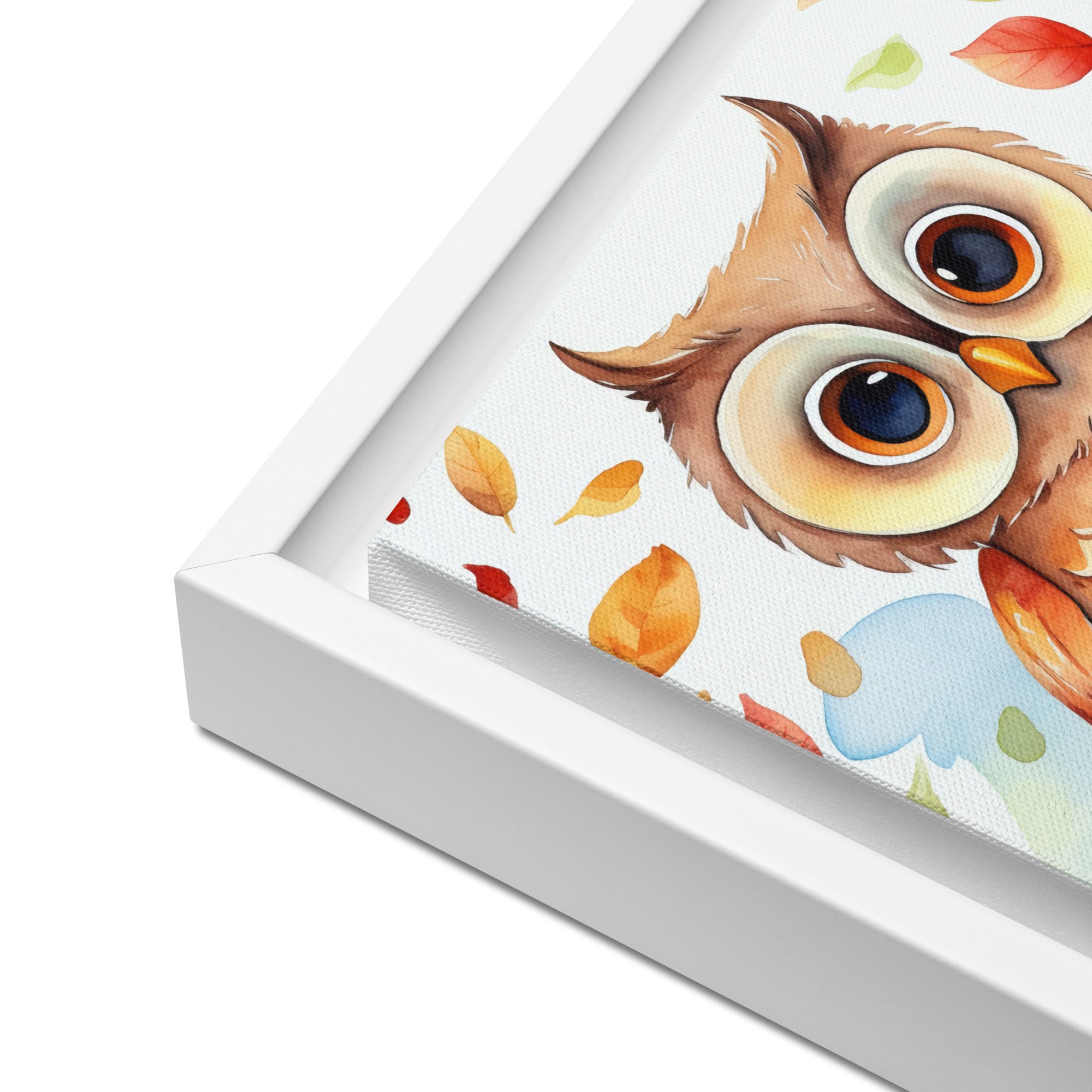 Owl Art Framed canvas