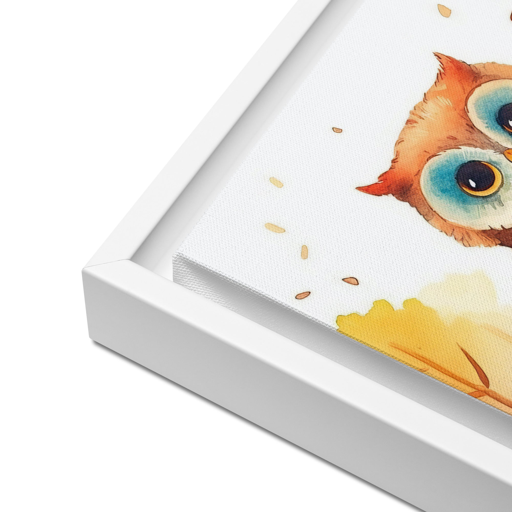 Owl Art Framed canvas